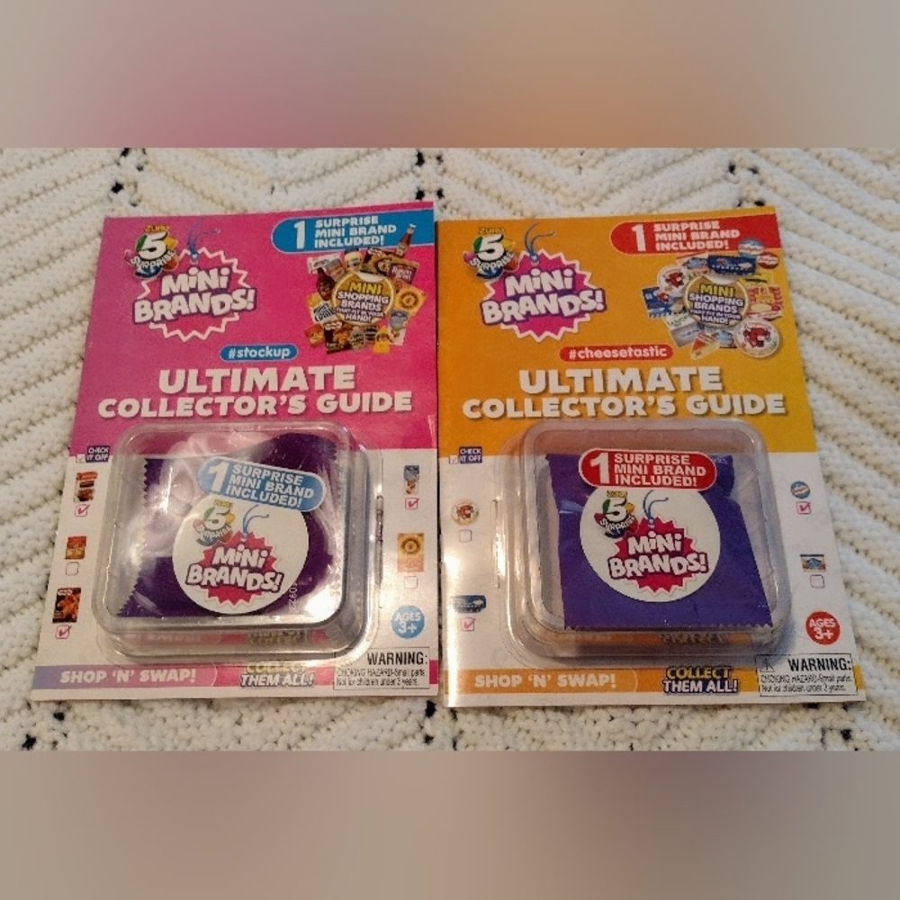 5 Surprise Mini  Brands EXCLUSIVE Ultimate Collector's Guide Includes 1 Surprise